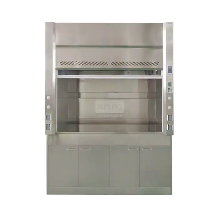 Clean Stainless Steel Fume Hood